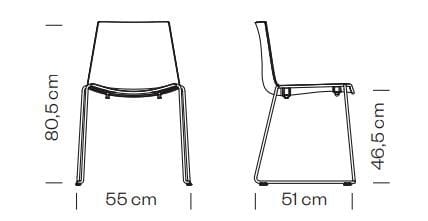 Штабелируемый стул из полипропилена Et al Куба ARCH-00061834 - Вид №4