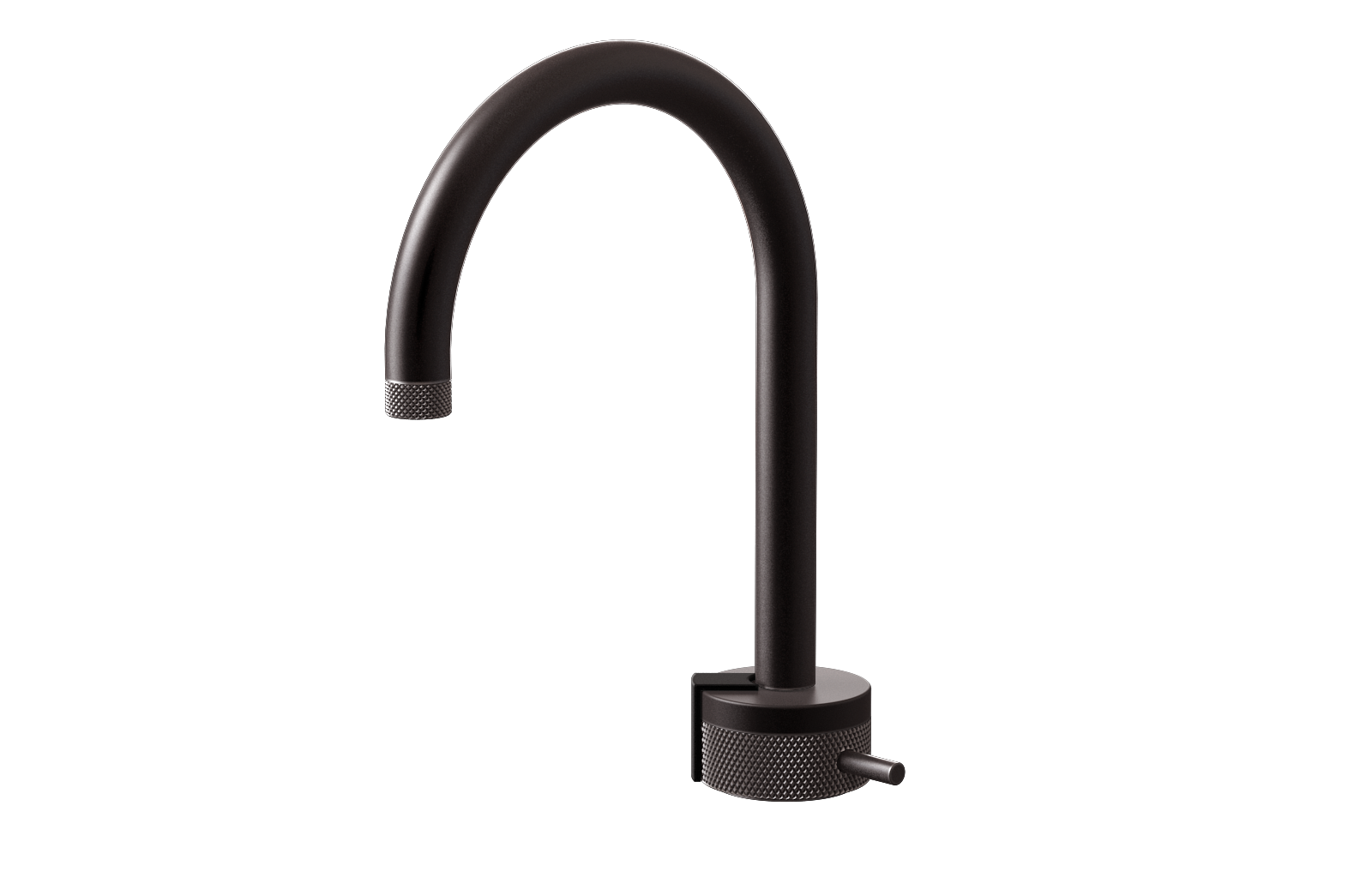 E-11502-R1GM-L2BK-GM Однорычажный прогрессивный смеситель для раковины - излив 16см GRAFF MOD+