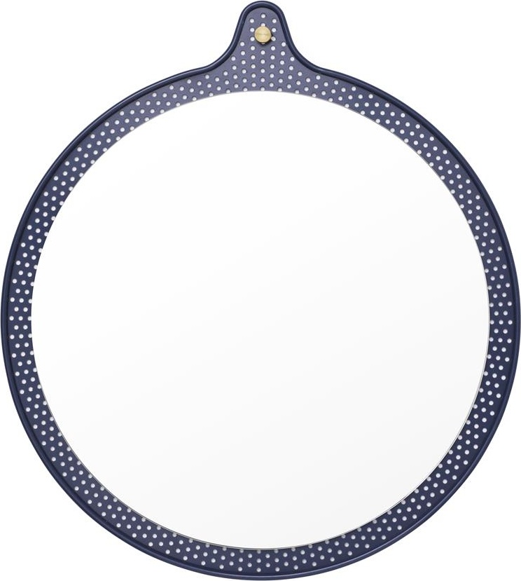 5000710 Зеркало для билетов большое Ø 60 см Dusk Blue Normann Copenhagen 