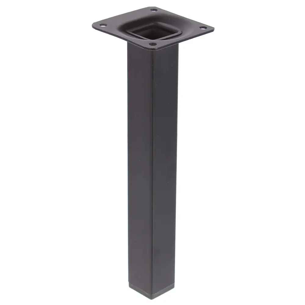 Ножка для мебели квадратная 25x25x200 мм черная 15615391 STLM-2064711 Santreyd 