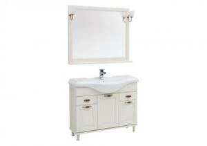 Мебель для ванной Aquanet Тесса Декапе 105 жасмин/золото