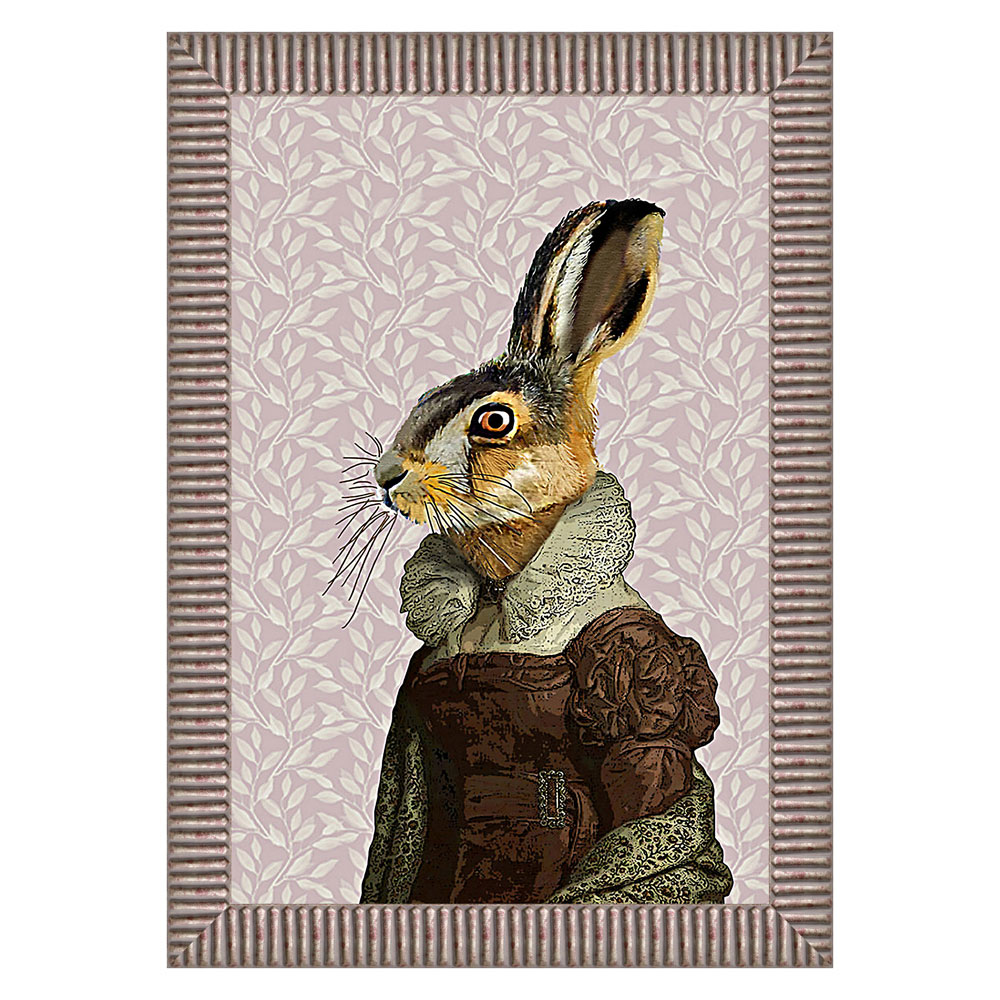 MrsRabbit_18 Картина «Мисс Зайка» в раме Object Desire 