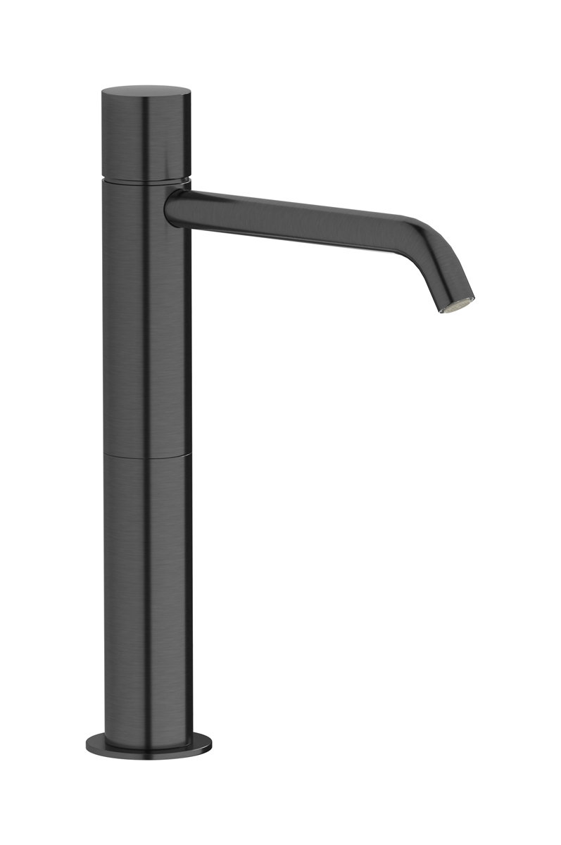 Монорычажный смеситель для кухни WE ARE IB rr370cs Brushed Black Chrome Kitchen