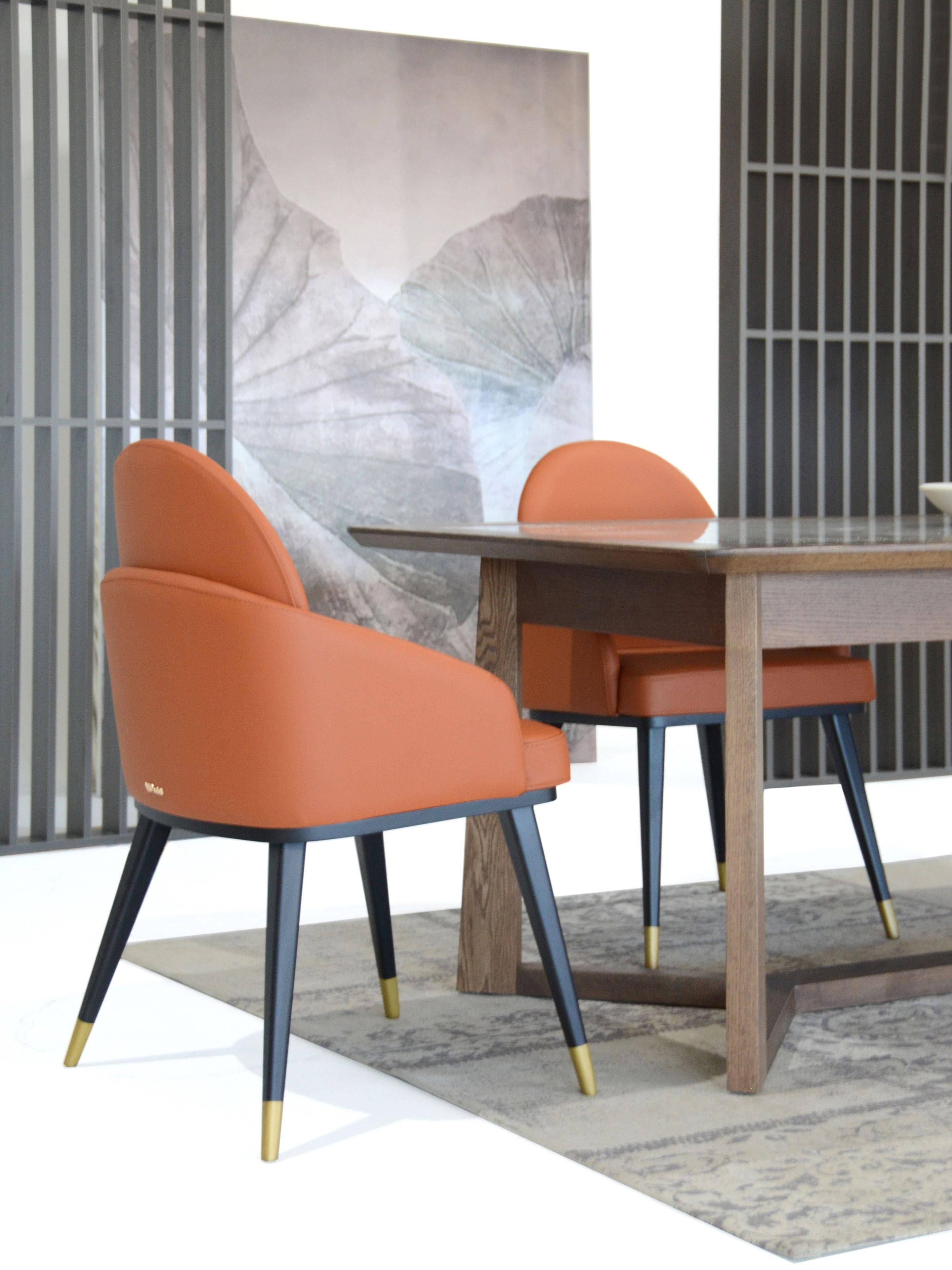 Деревянный прямоугольный обеденный стол с мраморной столешницей ABLE CHARISSA ARCH-00135363 - Вид №8