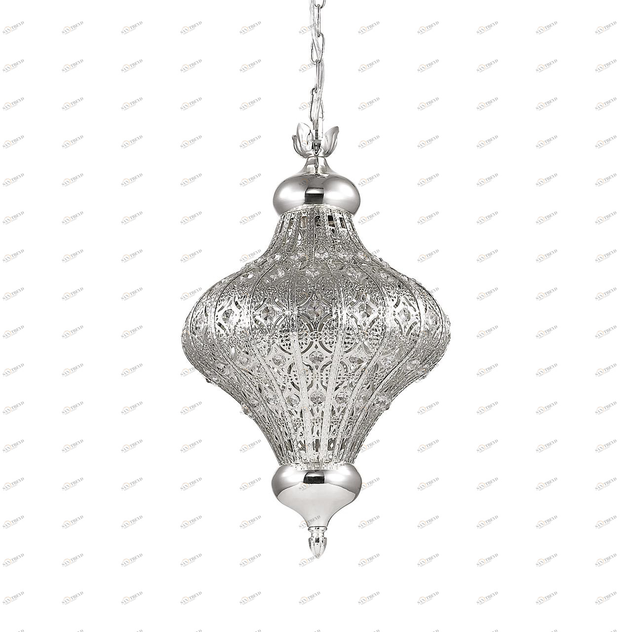 Подвесной светильник Ideal Lux Nawa- SP ArgentoА IDEAL LUX ДИЗАЙНЕРСКИЕ 083852 Прозрачный;серебро 