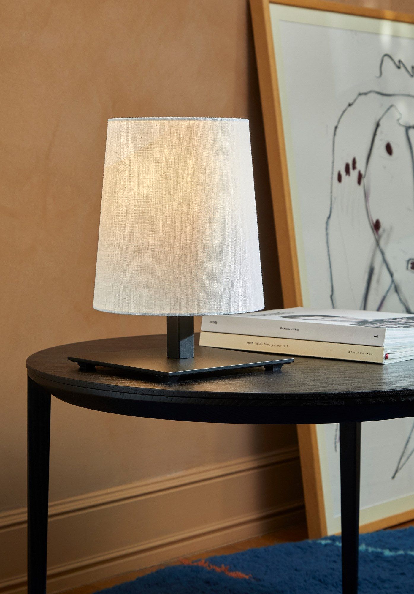 Ткань светодиодная настольная лампа Contardi круглый ARCH-00003463