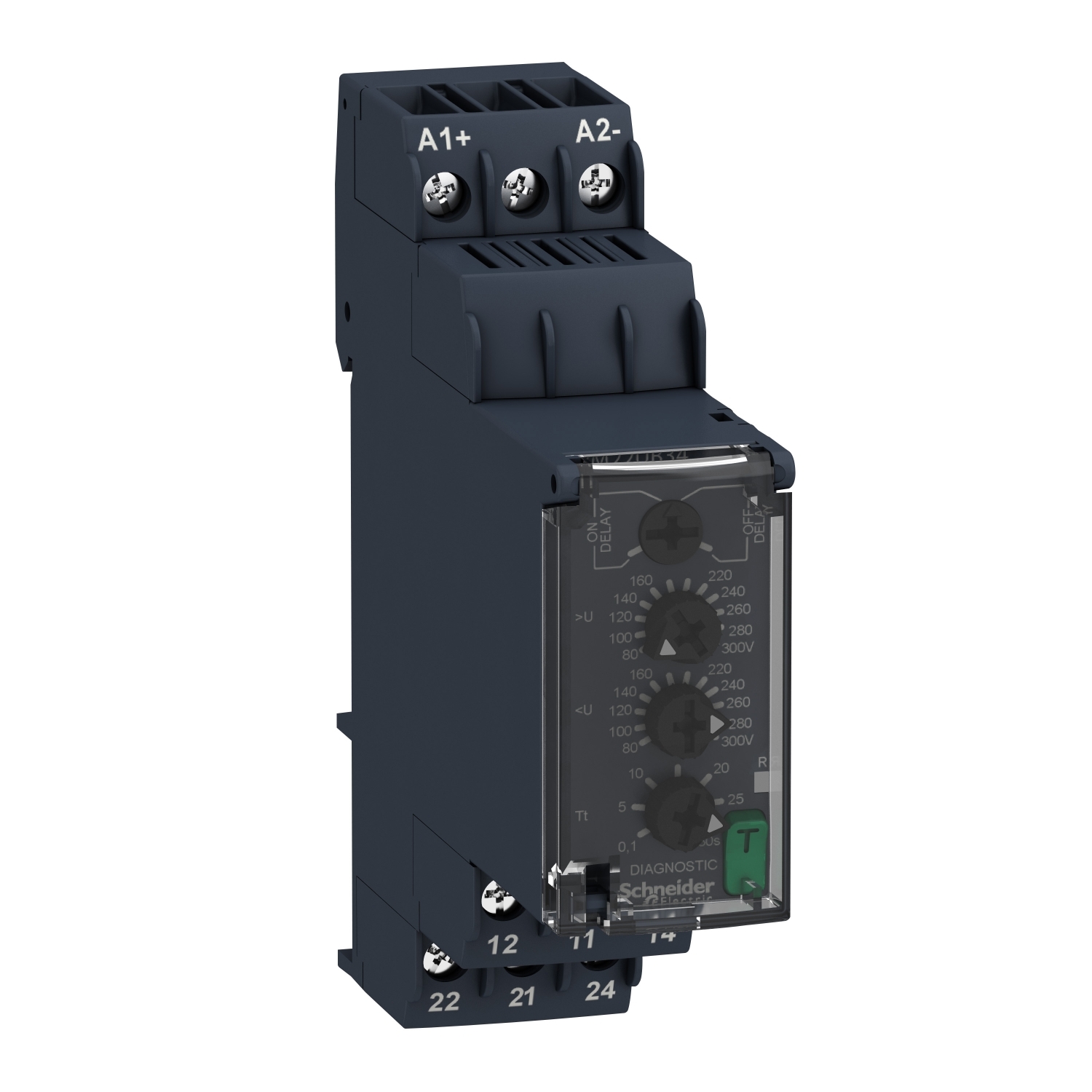 RM22UB34 РЕЛЕ КОНТР. ПОВ./ПОН НАПР., БЕЗ ПАМЯТ. Schneider Electric Компоненты управления 