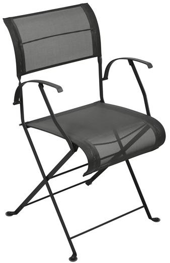 Fermob Складной брезентовый садовый стул с подлокотниками Dune sun-id-1410671 - Вид №2