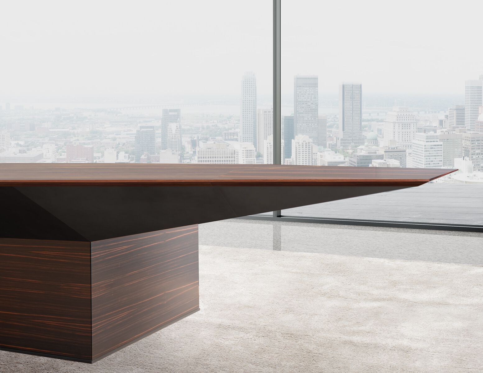 Деревянный восьмиугольный стол для совещаний с системой люверсов i 4 Mariani Евклидово ARCH-00066606 - Вид №4