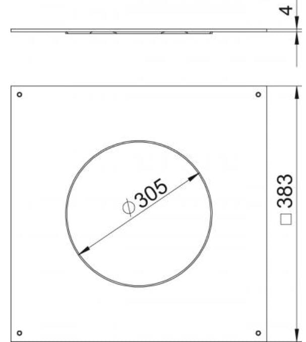 Монтажная крышка для скрытой башни OBO Bettermann 74004 - 74005 ARCH-00023250 - Вид №4