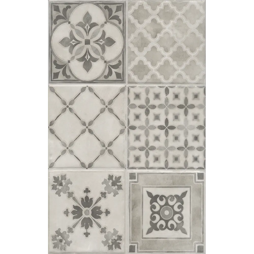 Kerama Marazzi Бордо — настенная плитка серо-бежевого оттенка 25×40 см 89380748 STLM-1489135