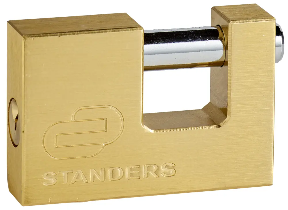 82247280 Замок гаражный Standers 75x50 мм, медь STLM-0023042