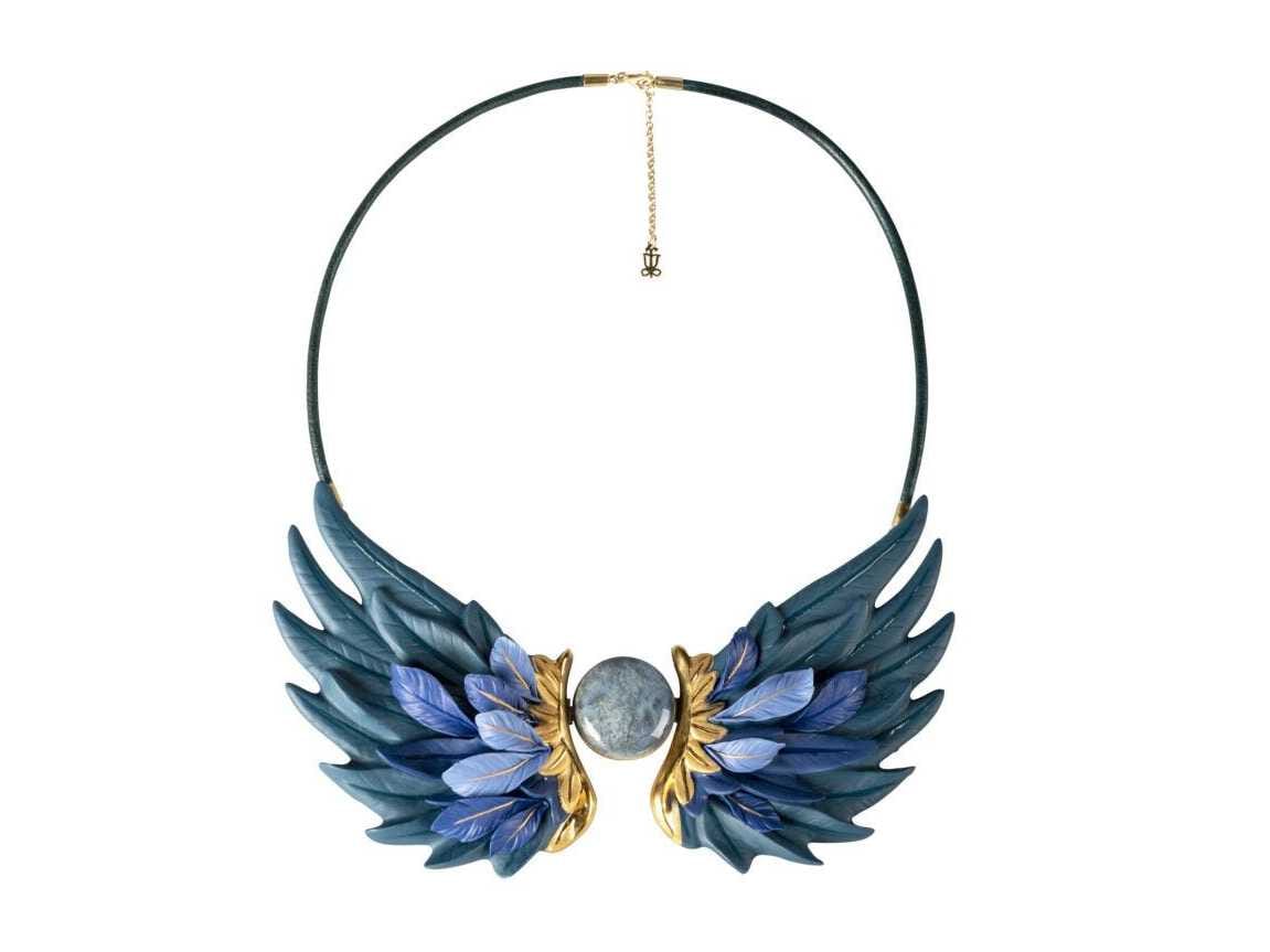 Ожерелье из фарфора Lladró PARADISE WINGS NECKLACE ARCH-00111658 - Вид №1