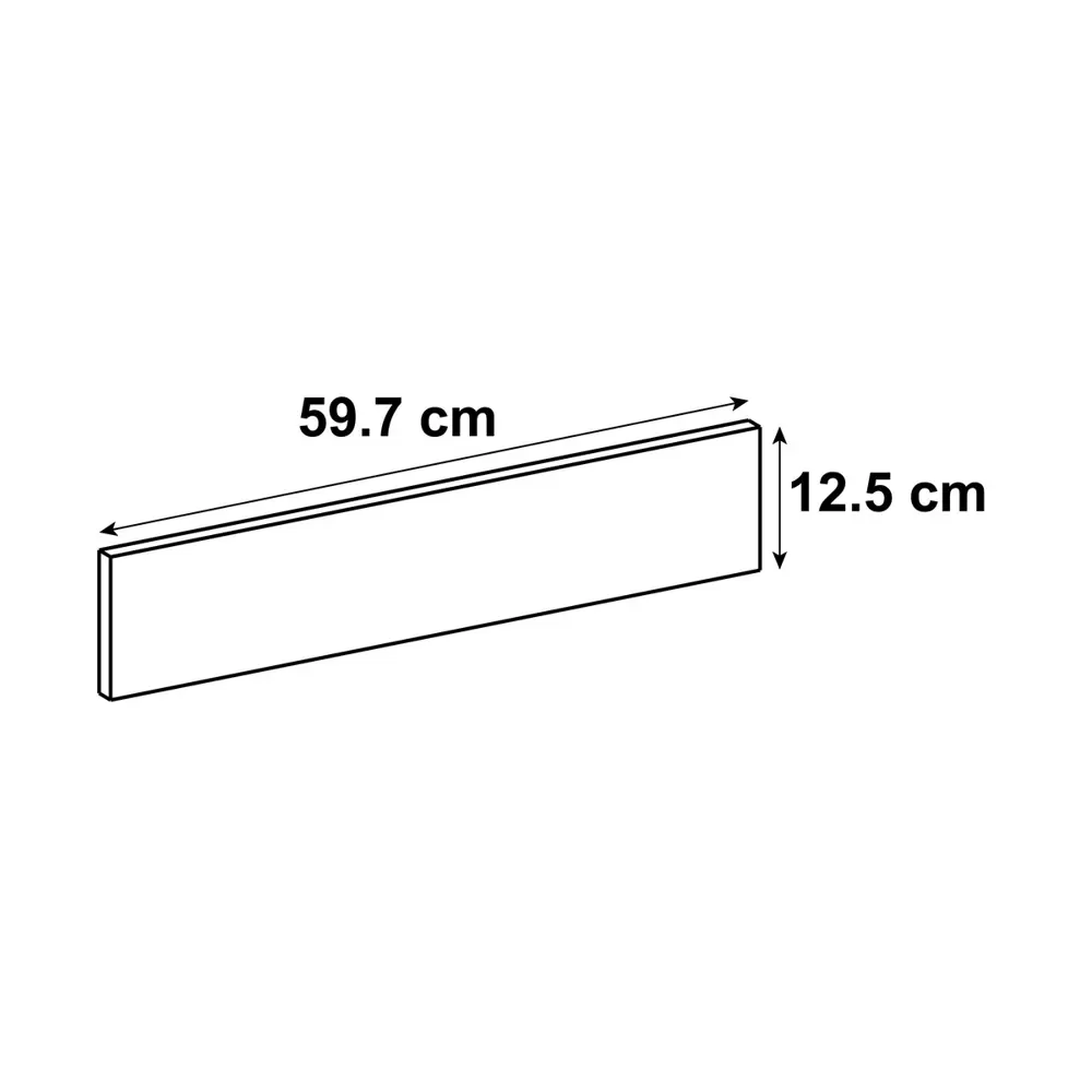 Фасад для кухонного ящика Петергоф грей 59.7x12.5 см Delinia ID МДФ цвет графит 85036417 STLM-2071808 - Вид №6