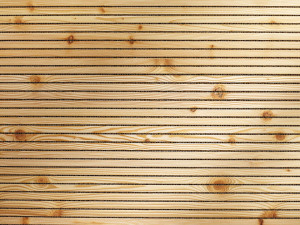 Звукопоглощающее покрытие из биосовместимого дерева