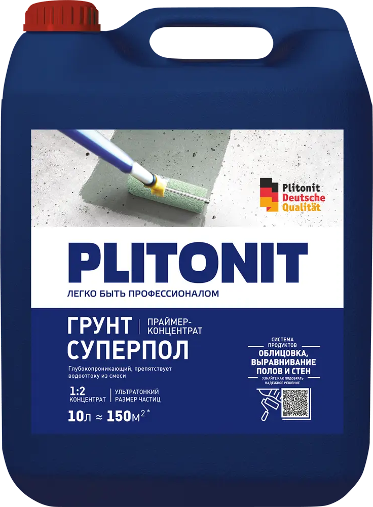 90219352 Праймер-концентрат высокопроникающий Plitonit Profi 10 литров STLM-0136606