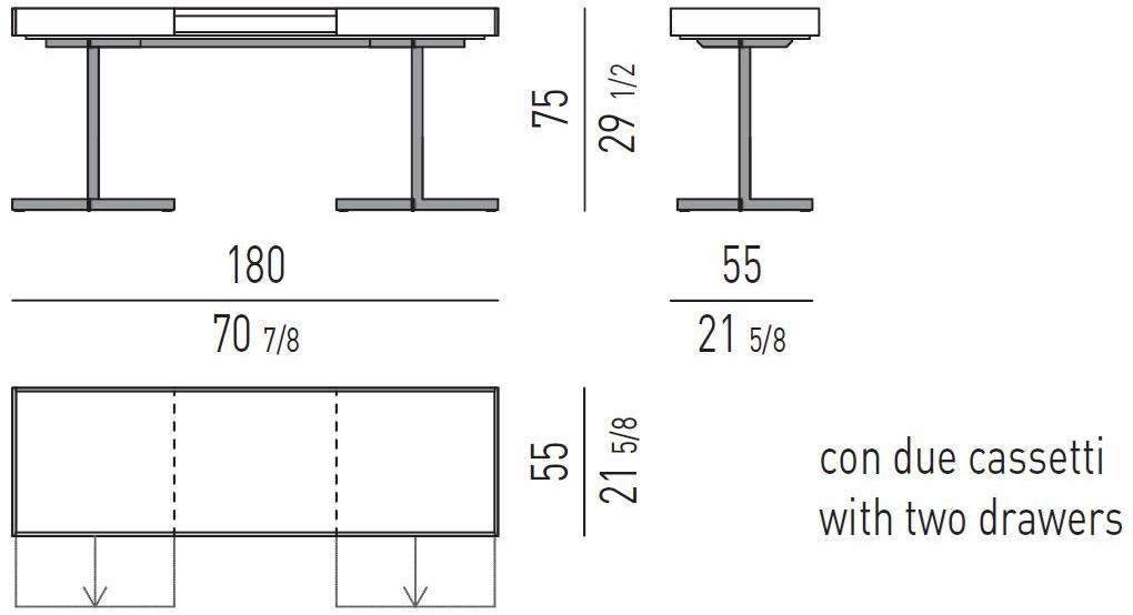 Minotti Письменный стол Close sun-id-1480719 - Вид №3