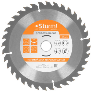 Диск пильный Sturm! 9020-185-20-36T 9935655