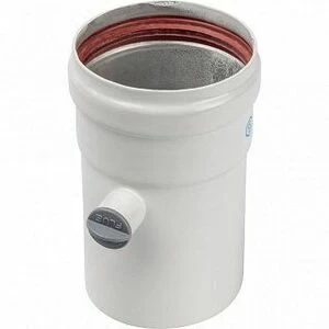 Труба дымохода STOUT DN80 с ревизионным патрубком