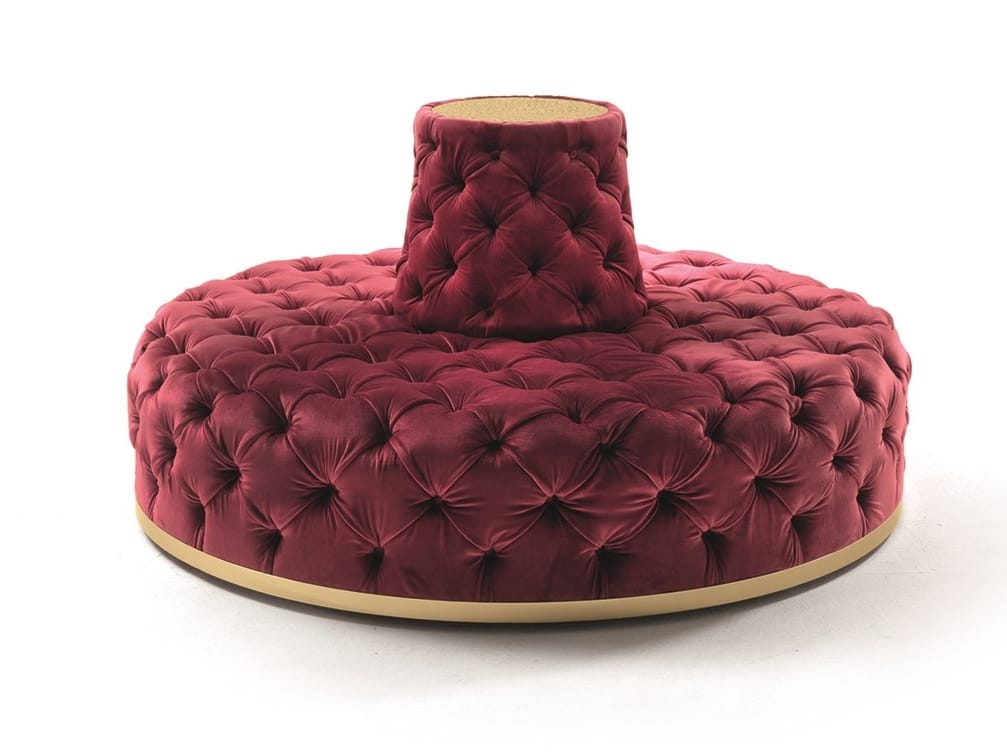 Изогнутая скамейка из ткани Longhi Loveluxe ARCH-00126610 - Вид №2