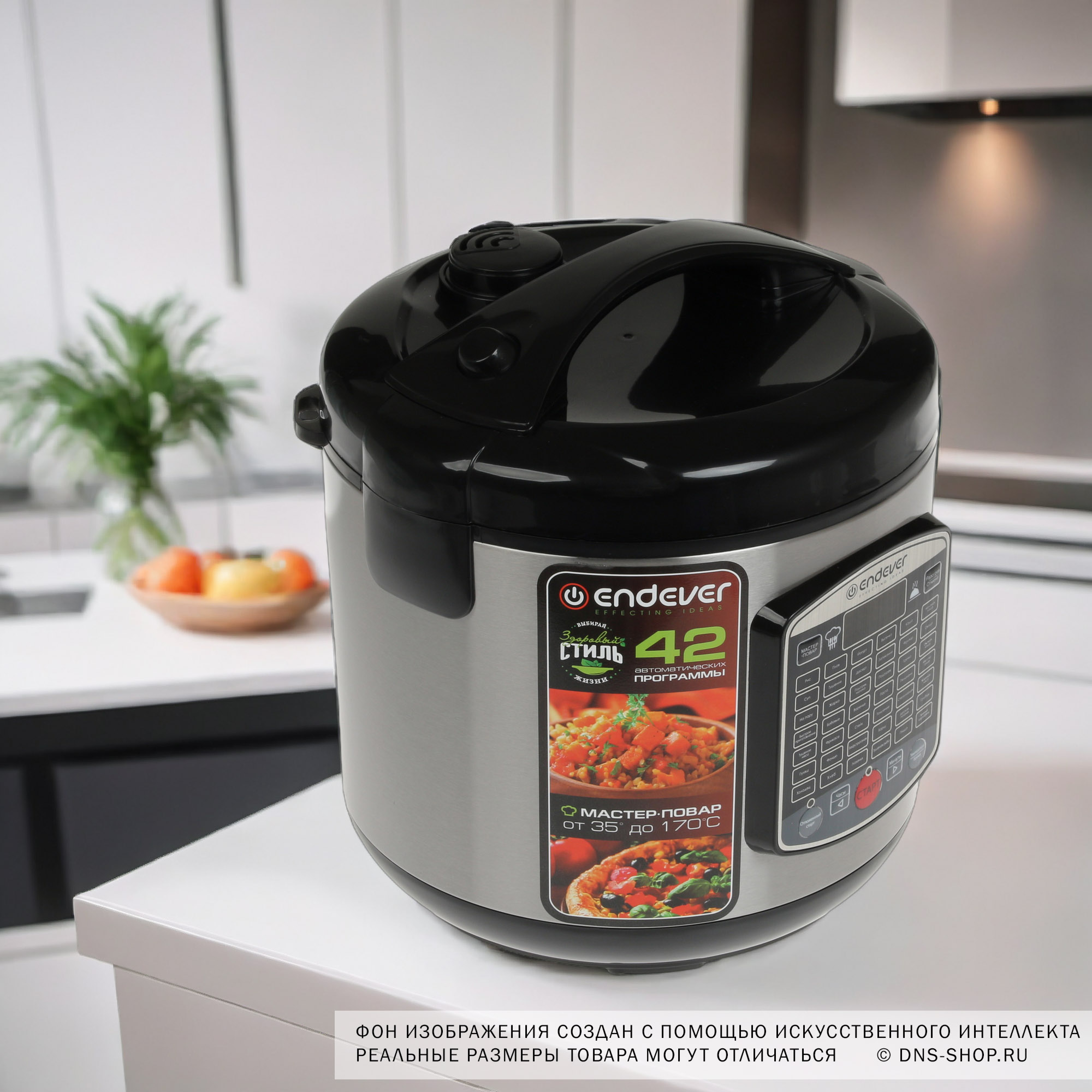 1162178 Мультиварка Endever Vita-90 черный STDN-0034352 - Вид №9