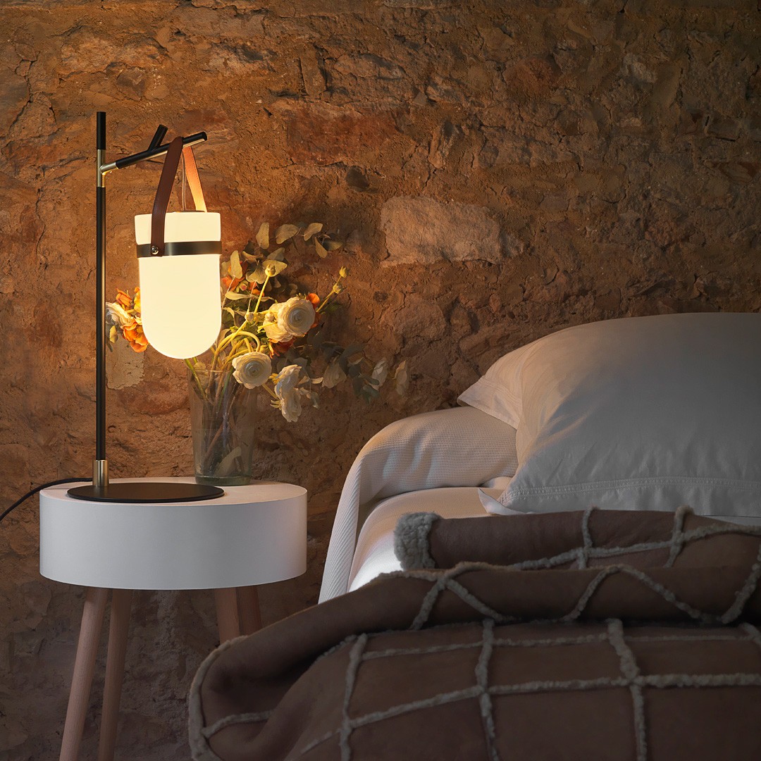 Aromas S1264 black/brass лампа настольная 120746 - Вид №1