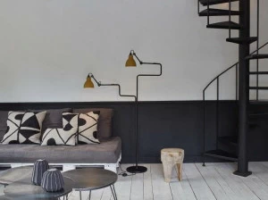 DCW éditions Регулируемый стальной торшер Les doubles de gras