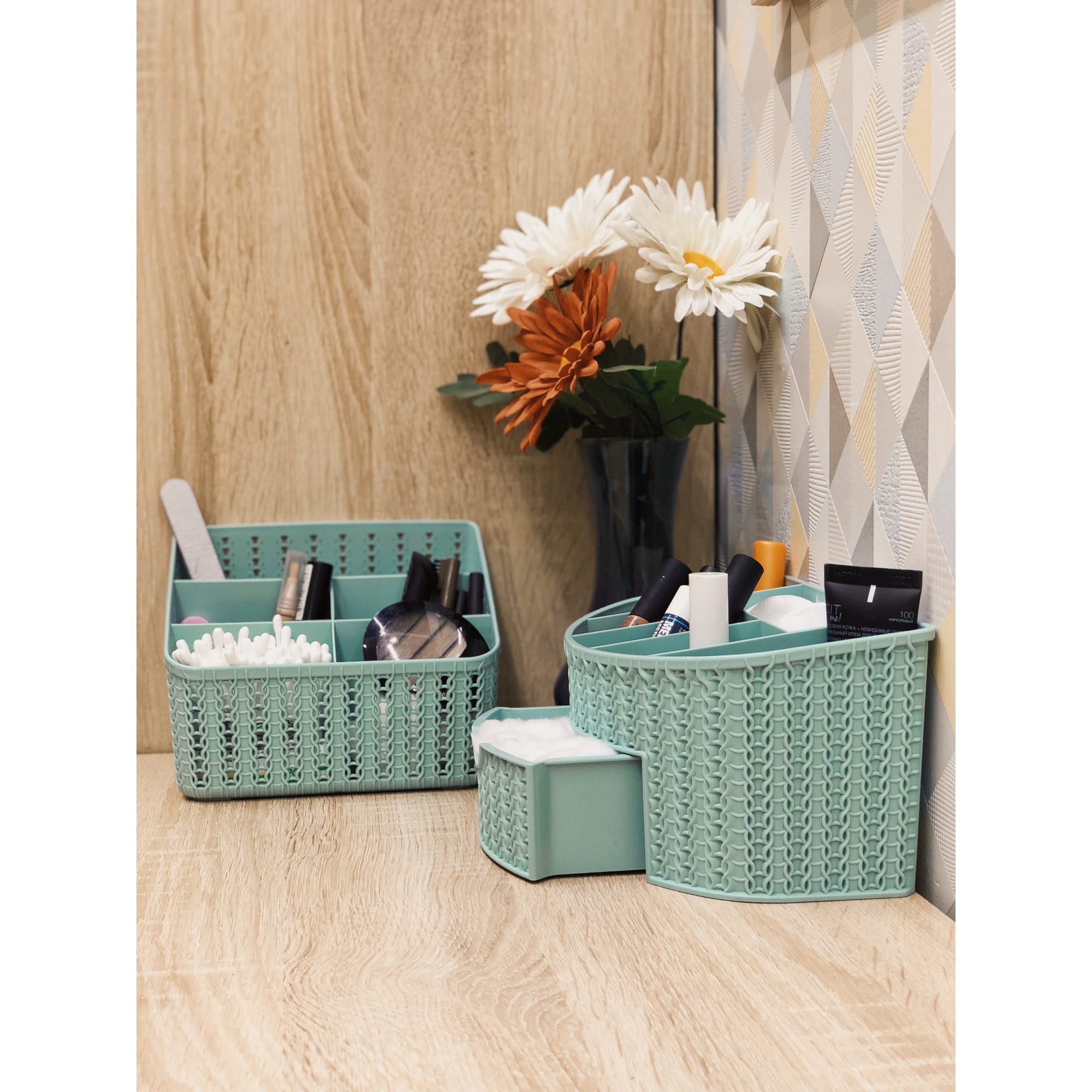 82158522 Органайзер «» 5 секции цвет морская волна Вязание Santreyd  - Вид №2