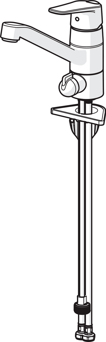 Oras 1825FG Смеситель для кухни с клапаном 1825FG Vega Хром  - Вид №2