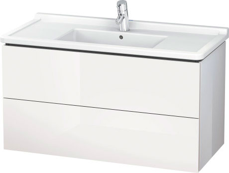 LC626600909 L-Cube Тумбочка подвесная Светло-голубой матовый декор Duravit - Вид №2