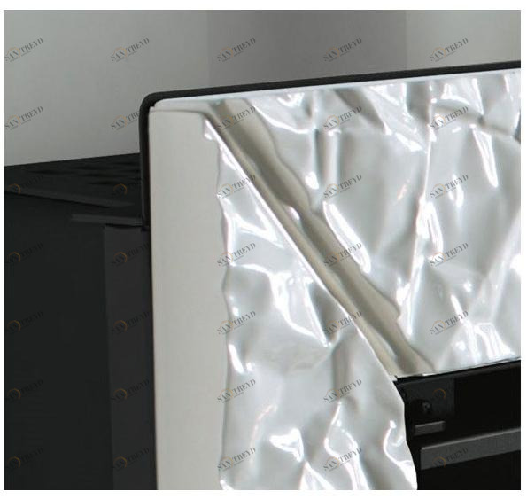 LA NORDICA EXTRAFLAME Белая зубчатая рамка из майолики с эффектом бесконечности sun-id-1373792