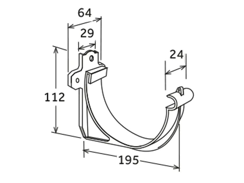 ПВХ аист для желоба 133 First Corporation First Plast ARCH-00119894 - Вид №1