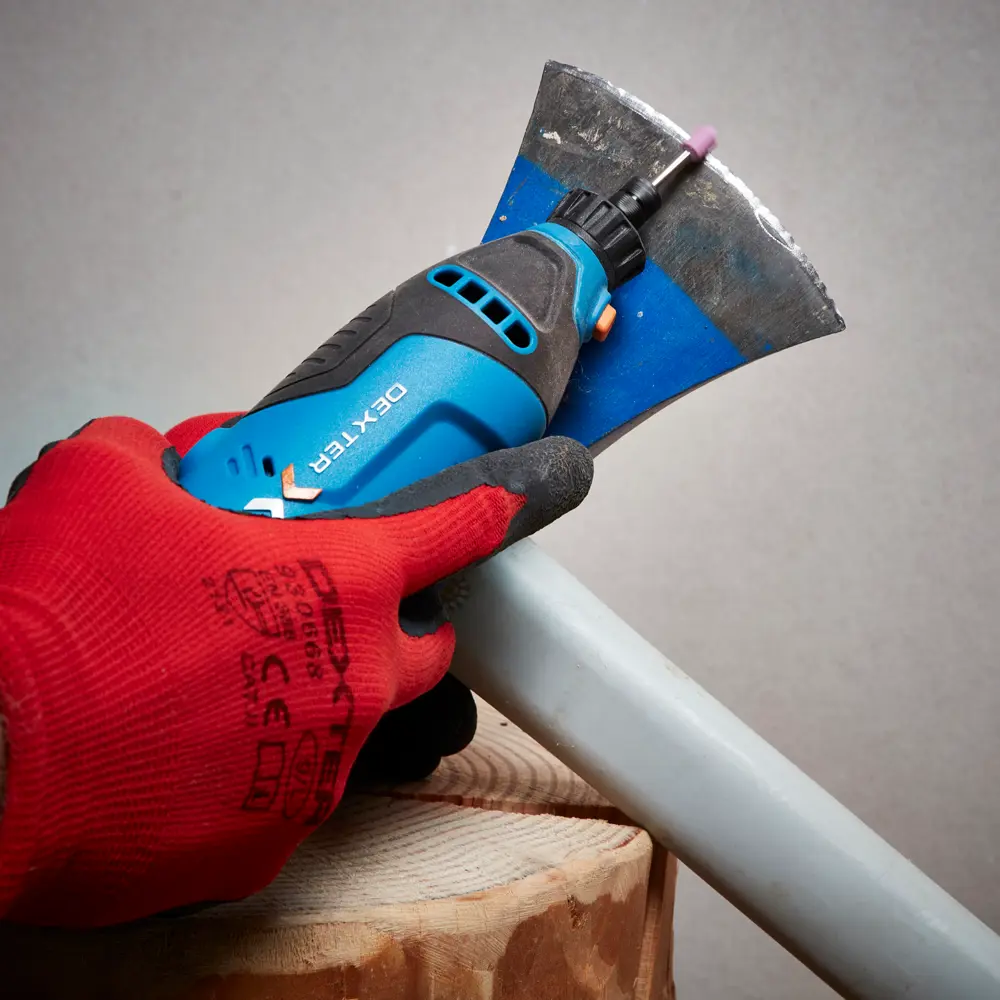 Гравер сетевой Dexter 5 150MD2.5, 150 Вт, гибкий вал и набор насадок 62 шт STLM-2107499 - Вид №13