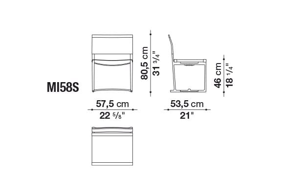 Садовый стул в Batyline® B&B Italia Outdoor мирт ARCH-00110039 - Вид №7