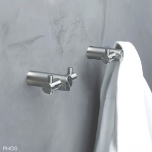 H18-50D-B Двойной крючок для полотенец, ø18 мм, длина 5 см. PHOS