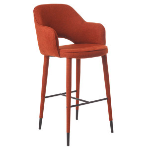 FUPP0012 Барный стул Highbury из ржавой ткани ijlbrown