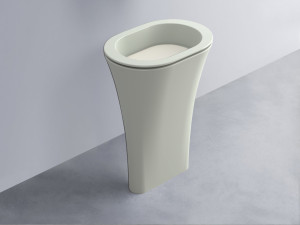 AMLA65-PM+AMPILO-TL+AMCOLO-PM Раковина Amedeo Ovale отдельностоящая cielo Enjoy + Amedeo