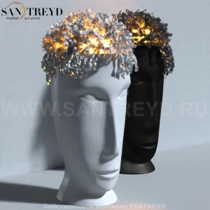 7568K8  Светильник для интерьера, 220В, LED подсветка 18Ватт и выключатель от педали ногой.