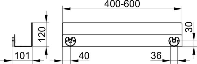 24953370200 Полочка для душа KEUCO ПОЛОЧКИ ДЛЯ ДУША - Вид №3