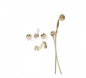 Gentry Home Смеситель для раковины от центра к центру 2 отверстия под смеситель 200 мм Chelsea Incalux GH100430