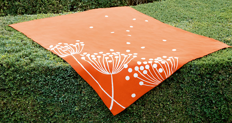 Плед Cle Des Champs Carrot 120х160 см Fermob 311327 - Вид №2