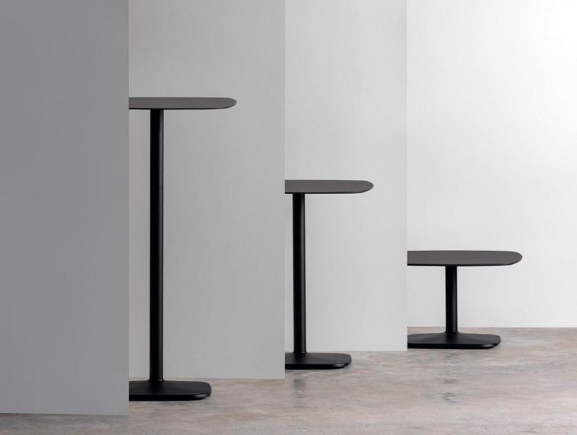 ENEA Круглый стол со стальным основанием и дубовой столешницей Iron sun-id-1475870 - Вид №13