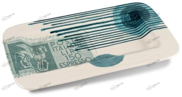 MARIONI Поднос керамический прямоугольный Postcard M0036