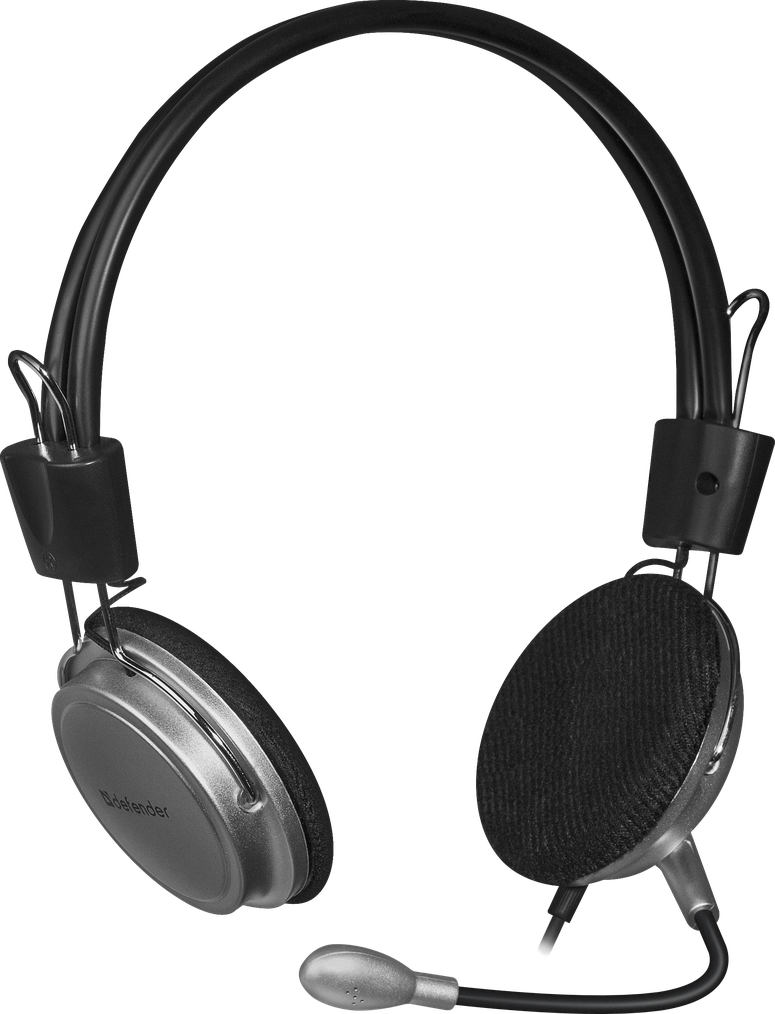 63120 компьютерная гарнитура aura 120 черный, кабель 3 м Defender Santreyd  - Вид №1