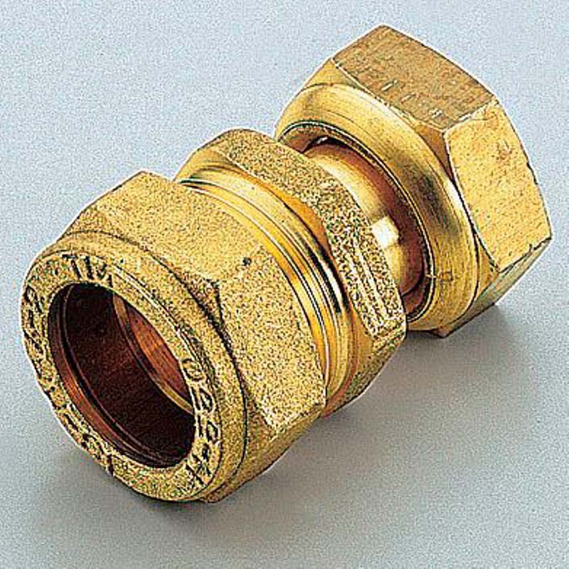 Муфта обжим с накидной гайкой TIEMME 15х1/2" 1100119