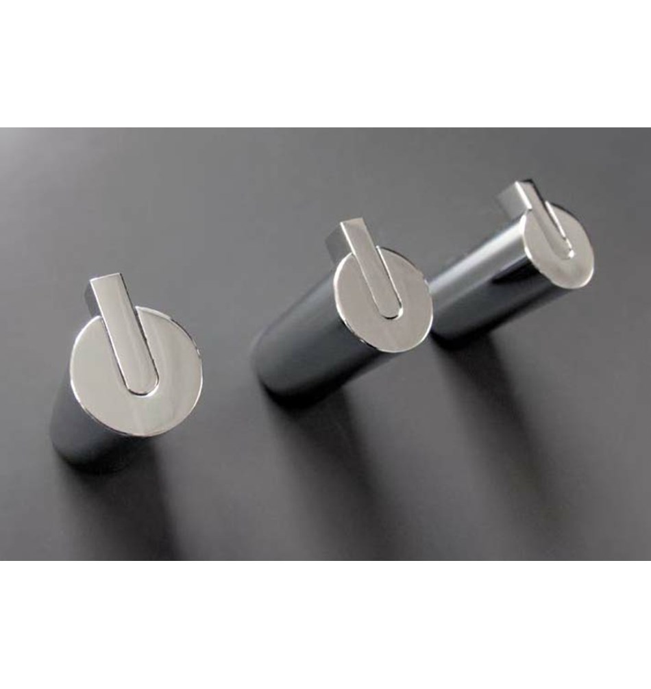 FROST Крючок 6 » 2 шт. отполированный Нержавеющая сталь Полированный хром O1901-1  - Вид №1