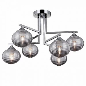 Люстра подвесная серая Dolores 06CH FREYA MODERN 00-3956383 Хром