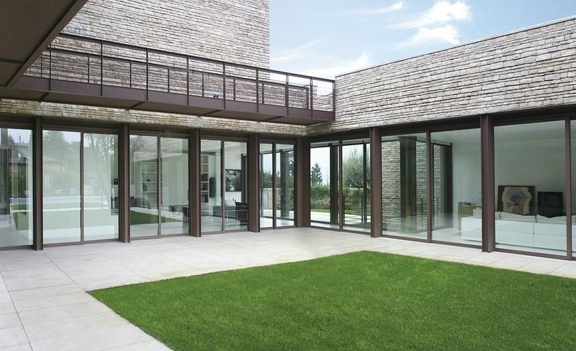 Capoferri Serramenti Подъемно-сдвижное металлическое окно с термическим разделением sun-id-1453551 - Вид №10