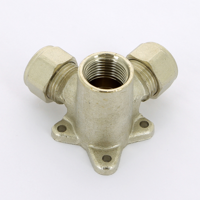 Водорозетка В проходная трехплоскостная обжим HENCO 16х1/2"х16 7160416 - Вид №2