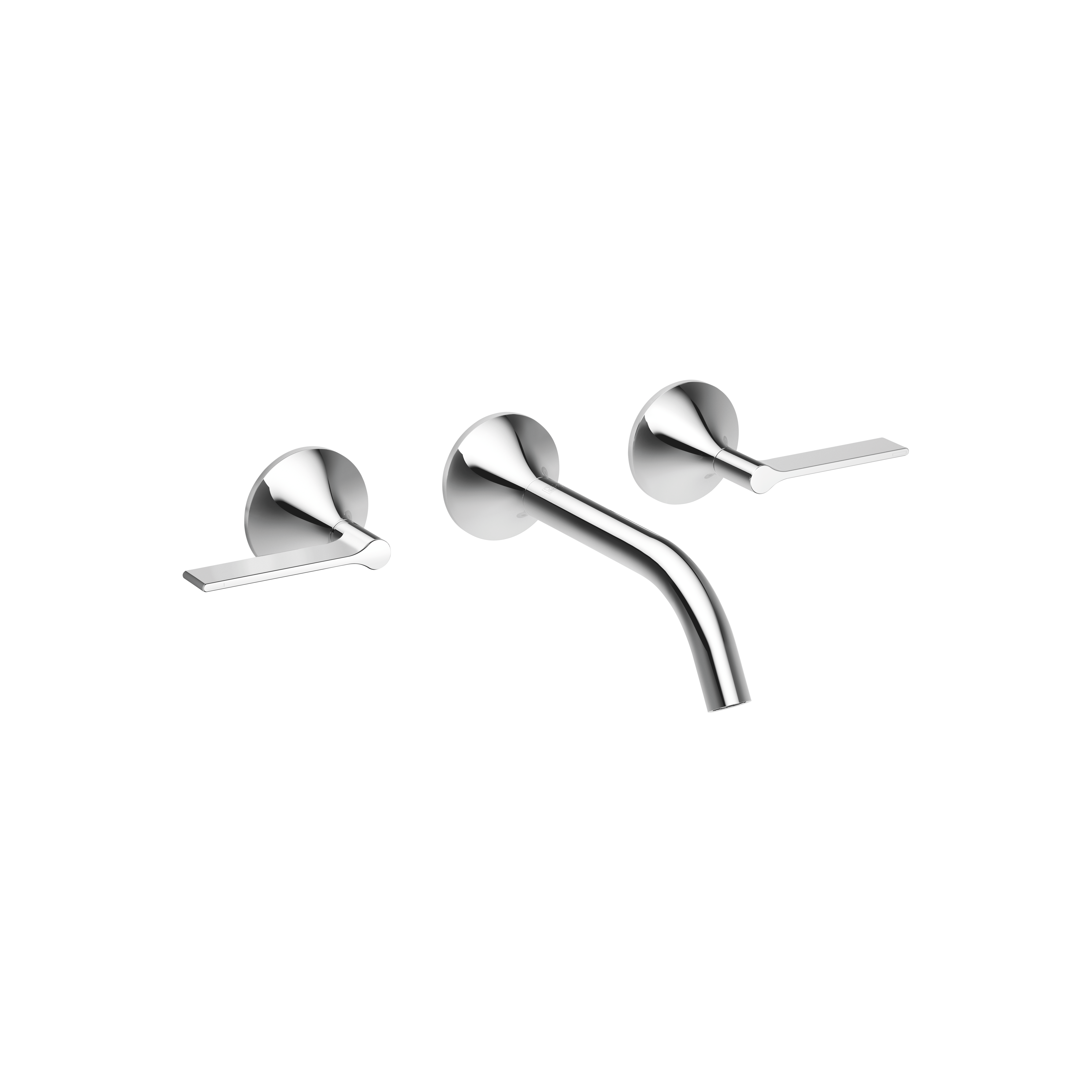 VAIA Смеситель для раковины настенный без донного клапана - Хром 36712819-00 DornBracht